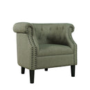 Jofran Lily Stationary Fabric Accent Chair LILY-CH-SAGE IMAGE 1