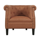 Jofran Lily Stationary Fabric Accent Chair LILY-CH-SPICE IMAGE 2