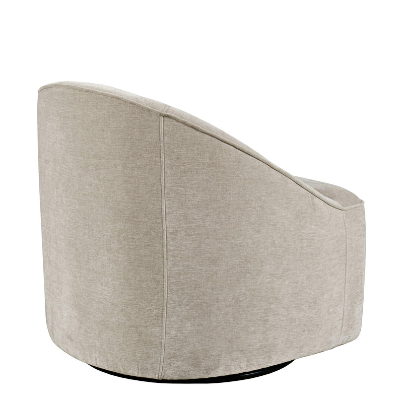 Jofran Lulu Swivel Fabric Accent Chair LULU-SW-TAUPE IMAGE 4