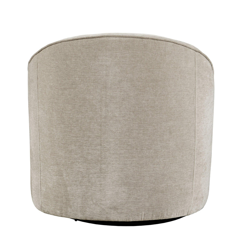 Jofran Lulu Swivel Fabric Accent Chair LULU-SW-TAUPE IMAGE 5