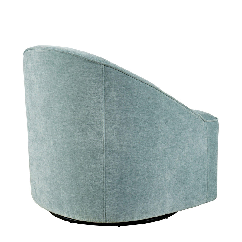 Jofran Lulu Swivel Fabric Accent Chair LULU-SW-TEAL IMAGE 4