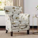 Jofran Phoebe Stationary Fabric Accent Chair PHOEBE-CH-CREAM IMAGE 5