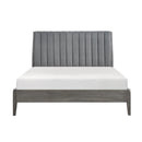 Homelegance Dade Queen Upholstered Platform Bed 1492GY-1 IMAGE 1