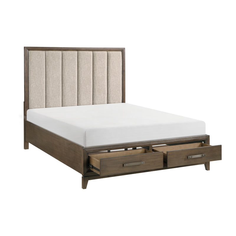 Homelegance Cambridge King Upholstered Platform Bed with Storage 1422KN-1EK* IMAGE 5