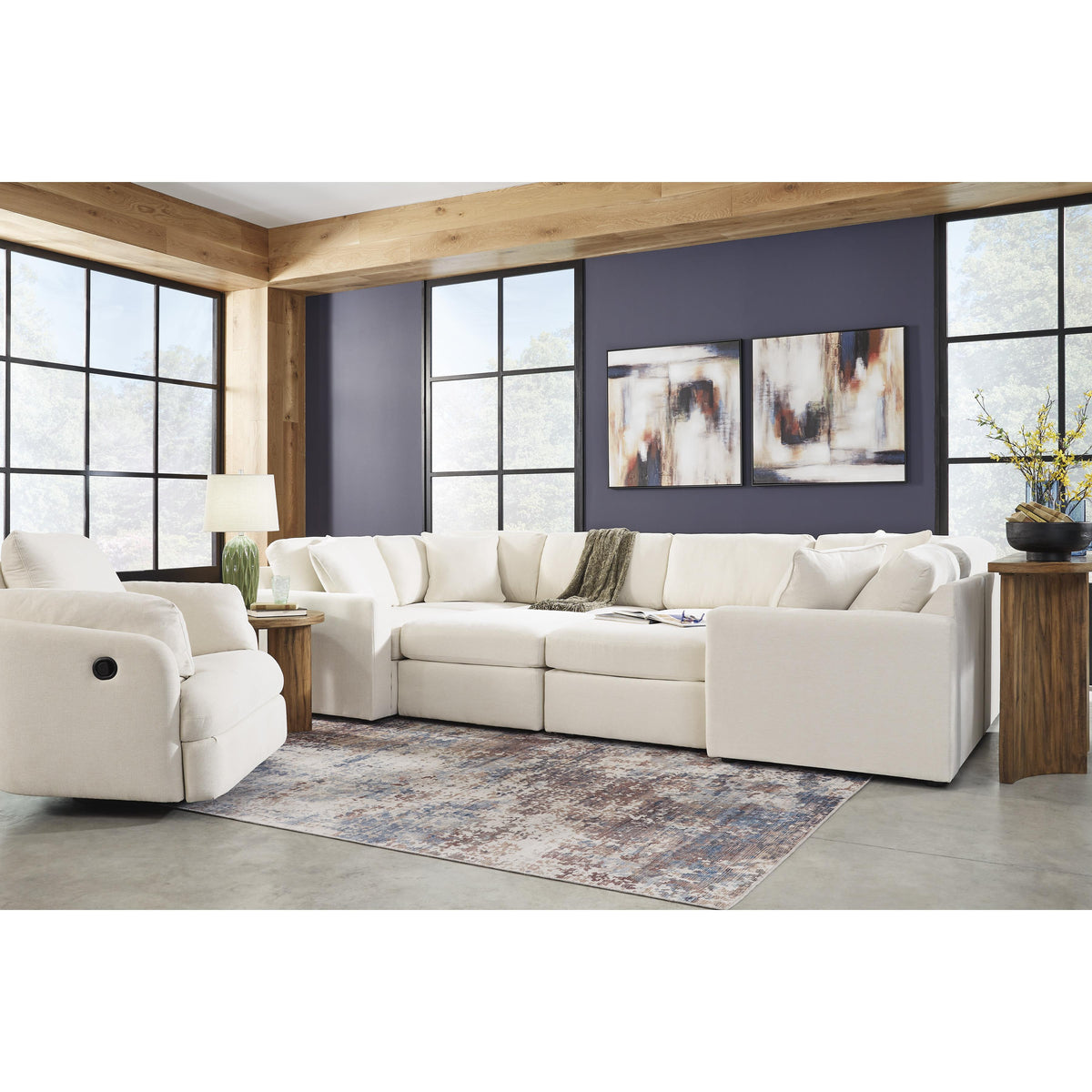 Signature Design by Ashley Modmax Swivel Glider Fabric Recliner 921036