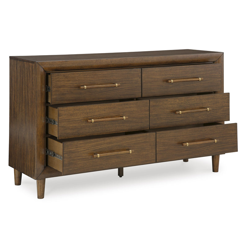 6 drawer brown dresser Ashley Brown Lyncott Dresser