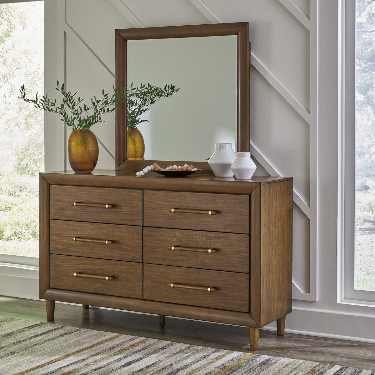 Signature Design by Ashley Lyncott B615B1 Dresser and Mirror