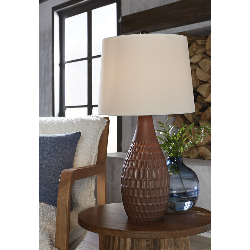 Signature Design by Ashley Cartford L178004 Ceramic Table Lamp IMAGE 2