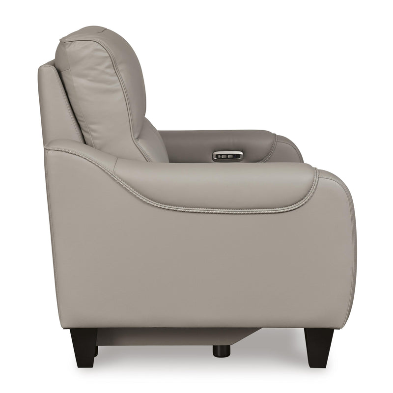  Signature Design by Ashley Mercomatic U7531214 Power Reclining Loveseat with Adjustable Headrest IMAGE 4