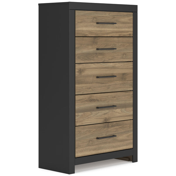  Signature Design by Ashley Vertani B2073-46 Five Drawer Chest IMAGE 1