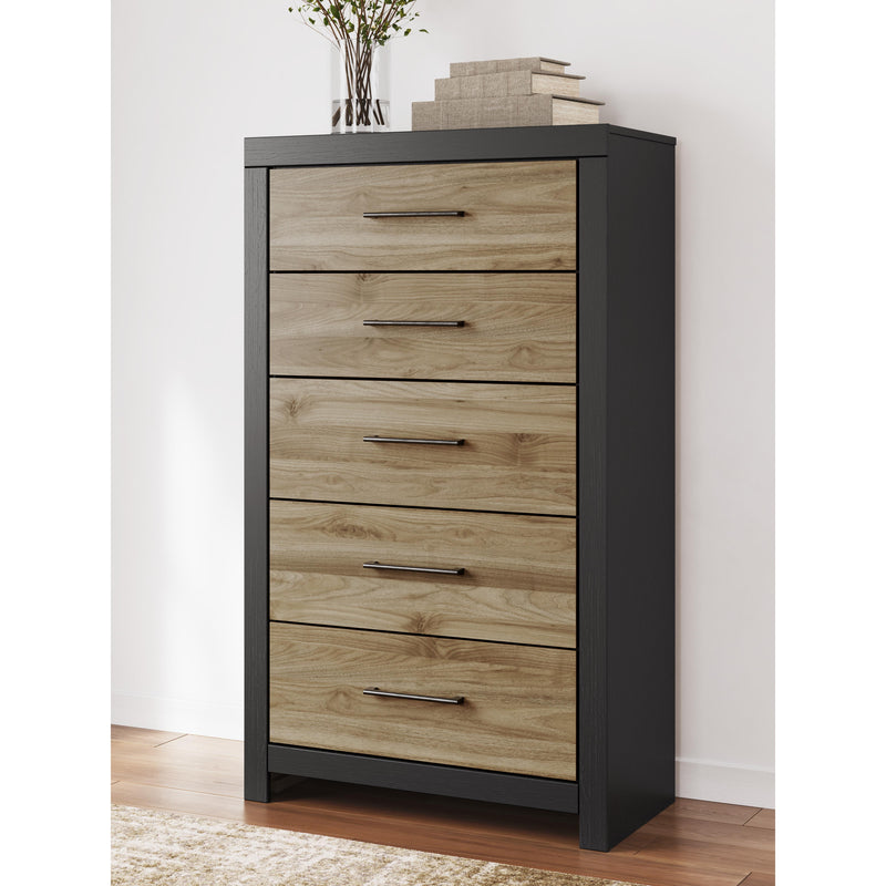  Signature Design by Ashley Vertani B2073-46 Five Drawer Chest IMAGE 7