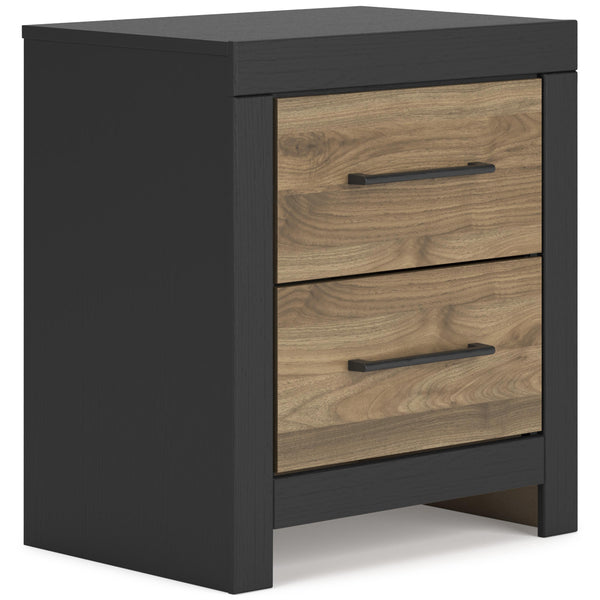  Signature Design by Ashley Vertani B2073-92 Two Drawer Night Stand IMAGE 1
