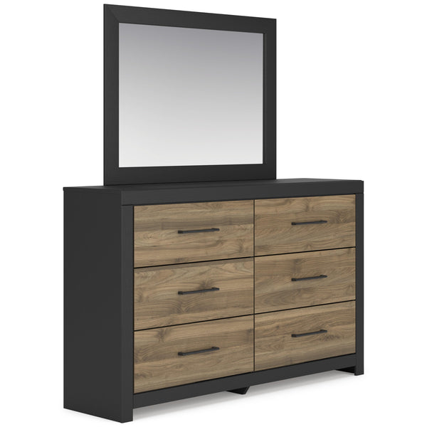  Signature Design by Ashley Vertani B2073B1 Dresser and Mirror IMAGE 1