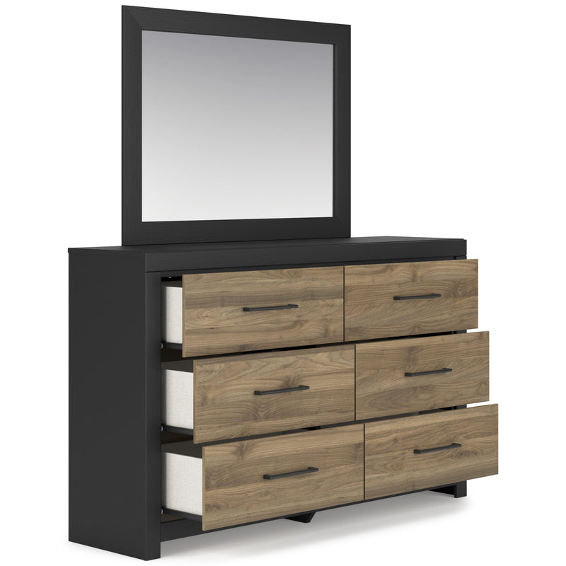  Signature Design by Ashley Vertani B2073B1 Dresser and Mirror IMAGE 2