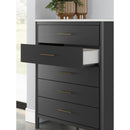 Signature Design by Ashley Cadmori B2616-345 Five Drawer Wide Chest IMAGE 8