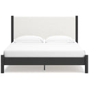 Signature Design by Ashley Cadmori B2616B8 King Upholstered Panel Bed IMAGE 2