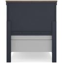 Signature Design by Ashley Landocken B414B2 Twin Panel Bed IMAGE 4