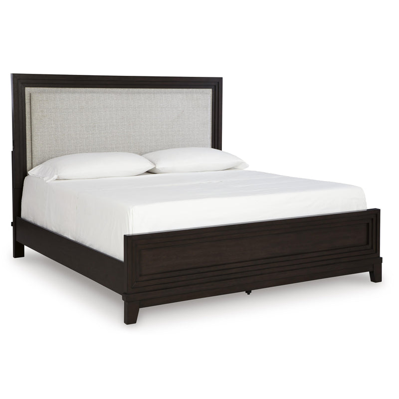 Signature Design by Ashley Neymorton B618B4 King Upholstered Panel Bed IMAGE 2