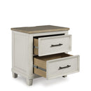 Benchcraft Shaybrock B683-92 Two Drawer Night Stand IMAGE 2