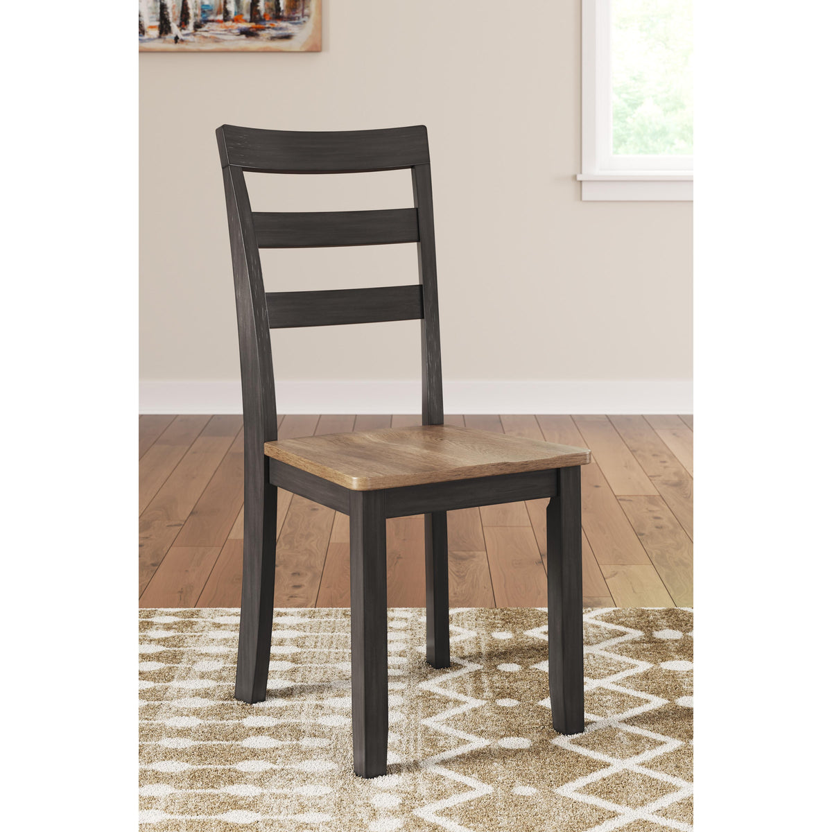 【良品】Hommage Dining Chair Signature Design by Ashley Gesthaven D396-01 Dining Room Side Chair