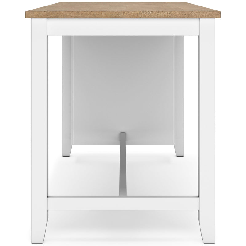 Signature Design by Ashley Gesthaven D398-13 Rectangular Dining Room Counter Table IMAGE 4