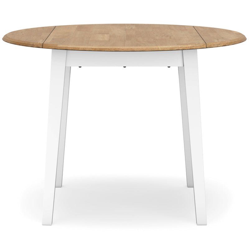 Signature Design by Ashley Gesthaven D398-15 Round Dining Room Drop Leaf Table IMAGE 3