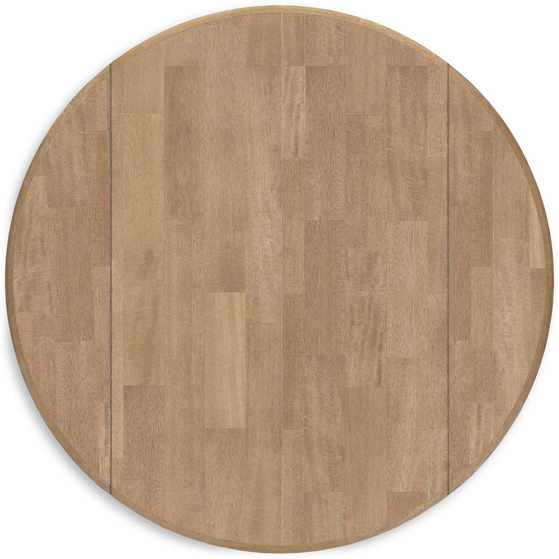Signature Design by Ashley Gesthaven D398-15 Round Dining Room Drop Leaf Table IMAGE 4