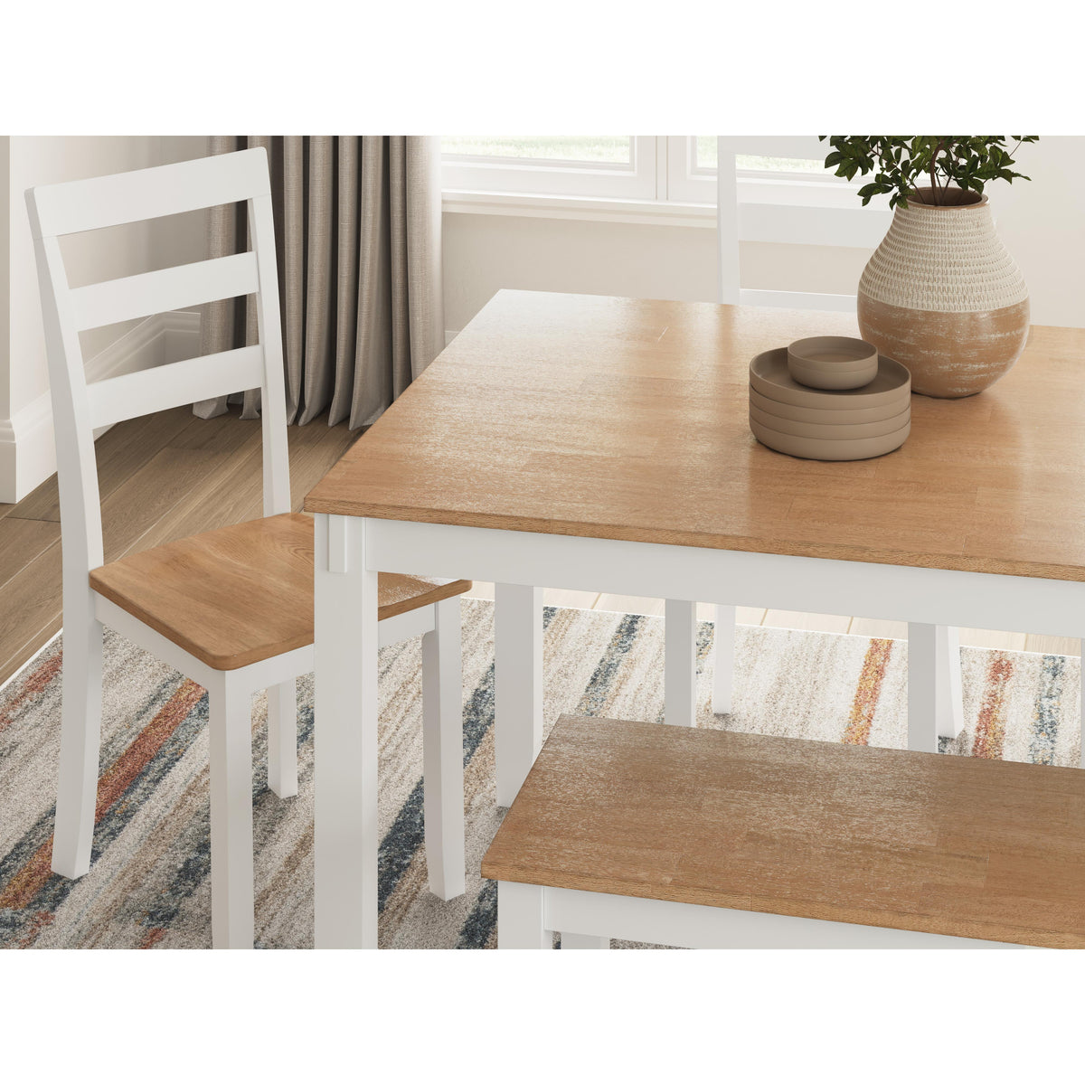 Signature Design by Ashley Gesthaven D398-325 Dining Room Table Set