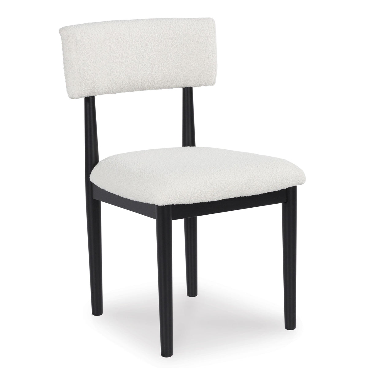 JAYDEN CREATION Eliseo Ivory Modern Upholstered Dining Chair