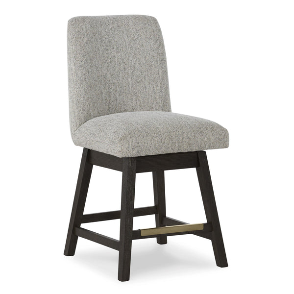 Signature Design by Ashley Burkhaus D984-124 Upholstered Swivel Barsto
