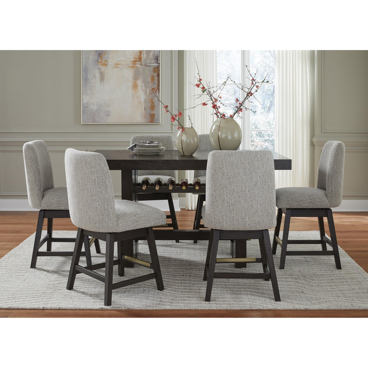 Signature Design by Ashley Burkhaus D984-32 Rectangular Dining Room Co