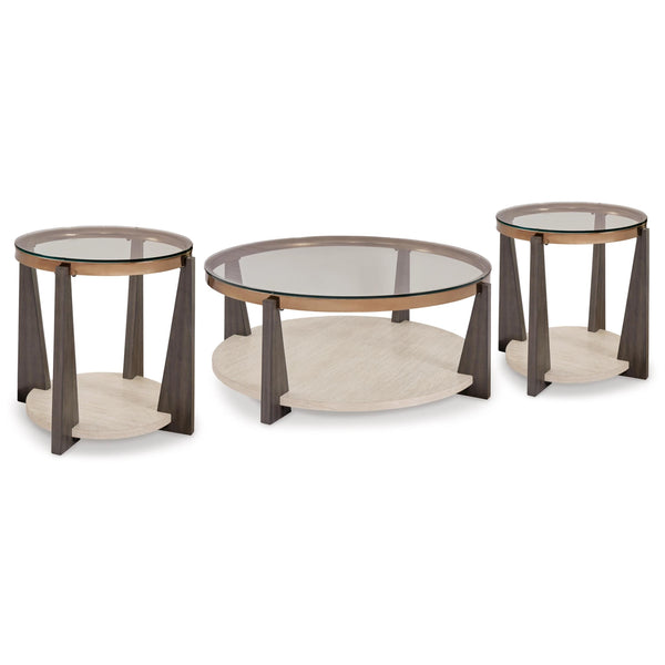 Signature Design by Ashley Frazwa T432T1 Coffee Table and 2 End Tables
