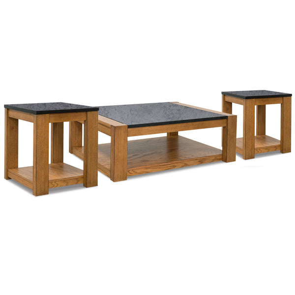 Signature Design by Ashley Quentina T775T1 Lift-top Coffee Table and 2 End Tables IMAGE 1