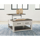 Signature Design by Ashley Darborn T796T1 Lift-top Coffee Table and 2 Chairside End Tables IMAGE 3