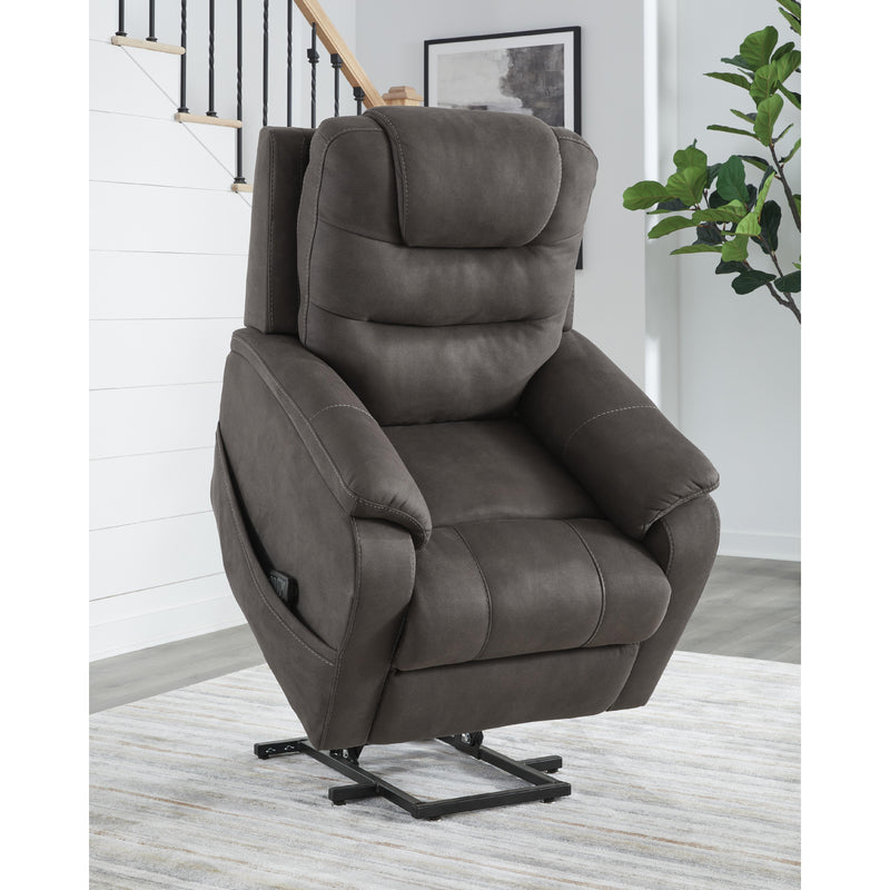 Signature Design by Ashley Snowfield Leather Look Lift Chair with Heat and Massage 1760912