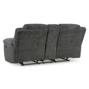 Signature Design by Ashley Frohn 3740694 Double Reclining Loveseat with Console IMAGE 5
