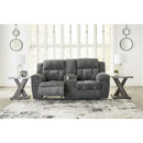 Signature Design by Ashley Frohn 3740694 Double Reclining Loveseat with Console IMAGE 7