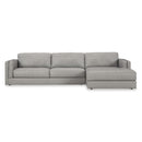 Signature Design by Ashley Amiata 57404S2 2 pc Sectional with Chaise IMAGE 2