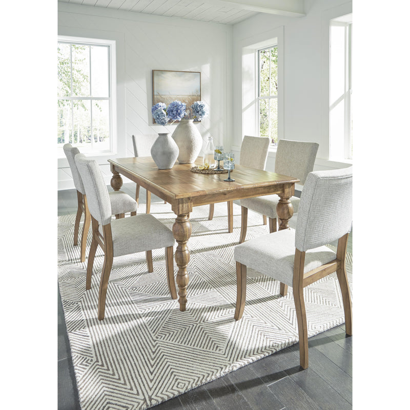 Rybergston Dining Chair - Light Brown - (D601-01) Rybergston Dining Chair - Light Brown - (D601-01)
