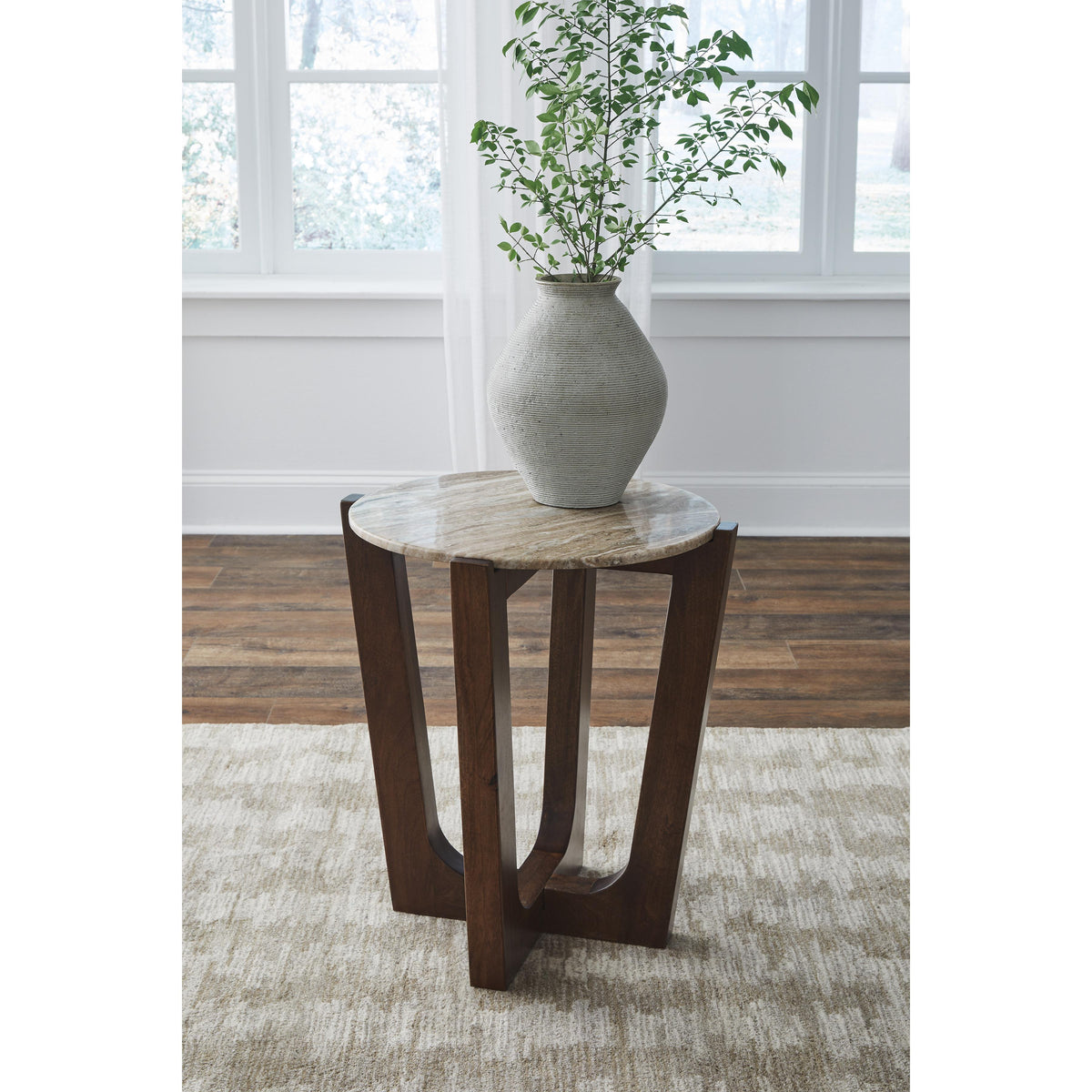 Signature Design by Ashley Tanidore T667-6 Round End Table