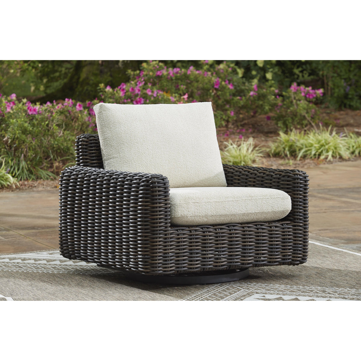 Signature Design by Ashley Kimora P711-821 Swivel Glider Lounge with C