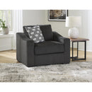  Benchcraft Wryenlynn 49405U2 Oversized Chair and Ottoman IMAGE 2