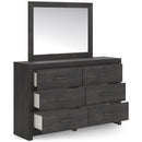 Signature Design by Ashley Hollivern B2108B1 Dresser and Mirror IMAGE 2