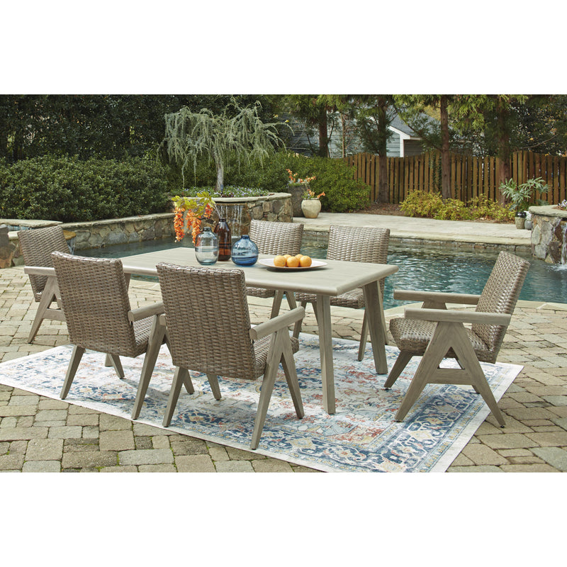 Cliff Trails Beige Outdoor Dining Table