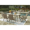 Signature Design by Ashley Cliff Trails PCP690-772 Square Fire Pit Table IMAGE 17