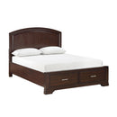 Homelegance Hudson 1520CH-1* Queen Platform Bed with Footboard Storage IMAGE 2
