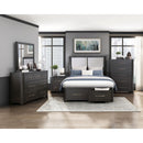Homelegance Gilbert 1381K-1CK* California King Platform Bed with Footboard Storage IMAGE 13