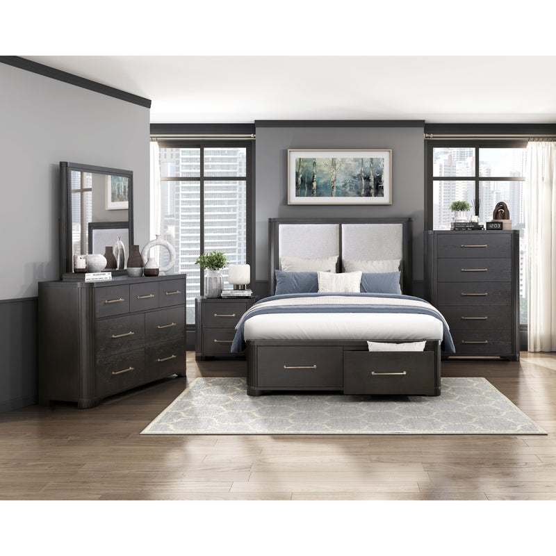 Homelegance Gilbert 1381-1* Queen Platform Bed with Footboard Storage IMAGE 13