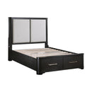 Homelegance Gilbert 1381-1* Queen Platform Bed with Footboard Storage IMAGE 4
