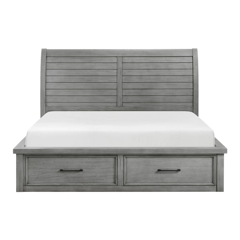 Homelegance Logandale 1559DGK-1EK* Eastern King Platform Bed with Footboard Storage IMAGE 1